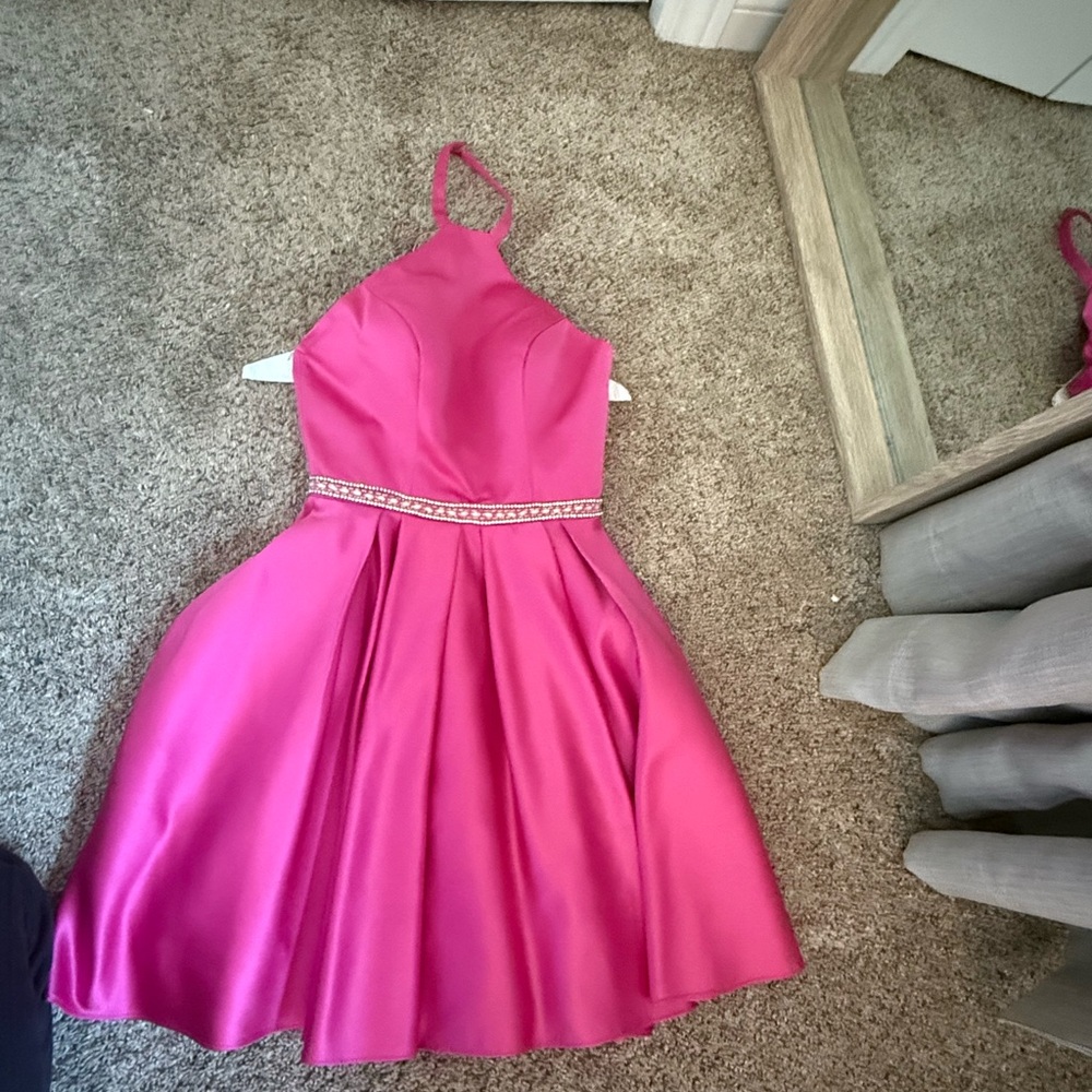 Charming Fuchsia Formal Dress